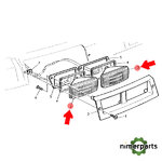 MCXFA1953 - FARO LABOR LED RECTANGULAR 720 LUMENS ORIGINAL JOHN DEERE