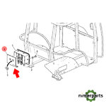 L153759 - TAPADERA PARA CAJA DE CABLES 5020 6020 ORIGINAL JOHN DEERE