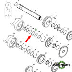 R108507 - PLATO EMBRAGUE TDM 8 8030 JOHN DEERE