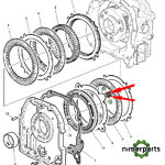 R109908 - MUELLE PLATOS INVERSOR 68 6920 JOHN DEERE
