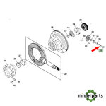 R115567 - BELON SCREW GROUP 8 9020 (3) JOHN DEERE