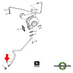 R120138 - Turbo tube packing 8000 John Deere