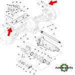 R186285 -  BULON BOTELLA SUSPENSION 7020 JOHN DEERE