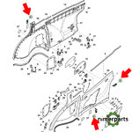 RE573133 - RE573133 PESTILLA Lateral rear panel