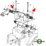 L79233 -Reet elevator axis 6 6600 John Deere