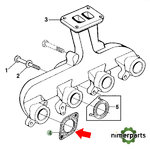 R109985 - JUNTA COLECTOR ESCAPE ORIGINAL JOHN DEERE