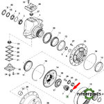 R539188 - ARANDELA BUJE TDM 8020 30 8R JOHN DEERE