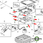 RE320623 - JUEGO CASQUILLOS ASIENTO 8 9020 JOHN DEERE