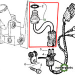RE503242 - SENSOR BOMBA INYECTORA 5 7010 JOHN DEERE