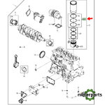 RE539558 - JUEGO DE RETENES CAMISAS JOHN DEERE