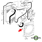 RE69195 -  CORAZA RADIADOR 7610-7810 JOHN DEERE