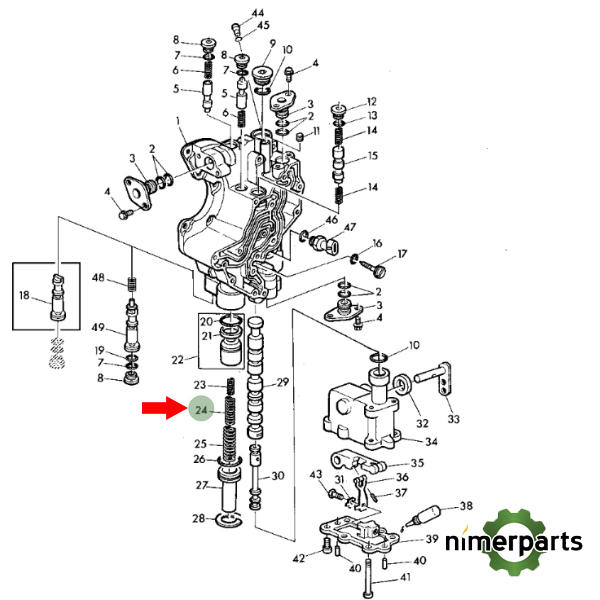 L111439 - MUELLE CAMBIO 6000 POWEREVERSER JOHN DEERE