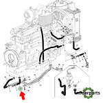 L154848 -MANGUERA CODO ENFRIADOR 6020 PQ