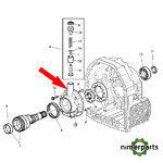 R130488 - Oil bomb body 6 6020 12mm John Deere