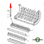 H132057 - DEDO CILINDRO ARROZ JOHN DEERE