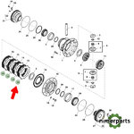 R78156 - PLATO GRUPO TRASERO 68 6920 JOHN DEERE