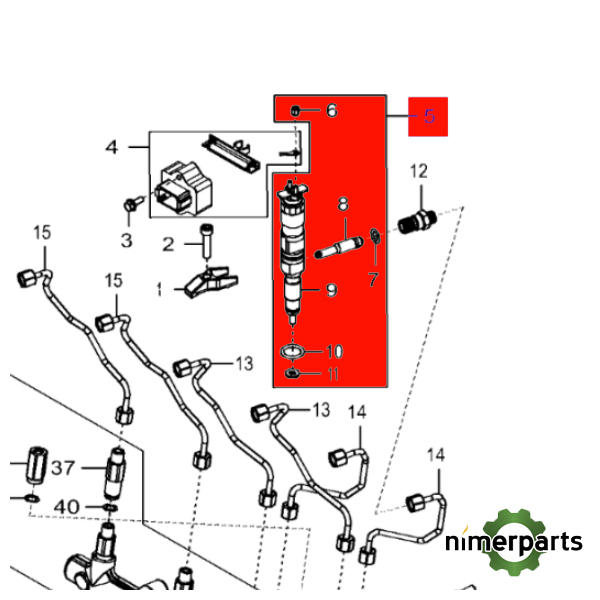 Se501926 - 7030 motor injector