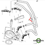 R73610 - TUBERIA ENFRIADOR S-40 JOHN DEERE