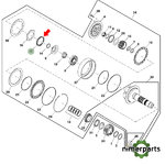 RE294018 - Original clutch disc John Deere