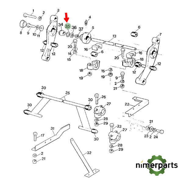 Z41038 - Z41038 ANILLO ELASTICO JOHN DEERE