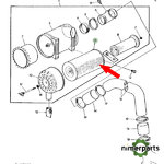 AZ20623 - FILTRO AIRE 24-3350 ALEMÁN ORIGINAL JOHN DEERE