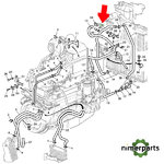 L168956 - MANGUITO BOTELLA RADIADOR 6030 JOHN DEERE