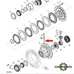 R115566 - BELON SATELITE GROUP 8 9020 JOHN DEERE