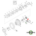 R134733 - R134733 Satellite Group after 8 9020 (3) John Deere