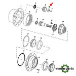 R92871 - R92871 PIÑON WASHER BUJE TDM 49 8000