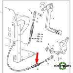 RE190889 - Cable clutch 7010 John Deere