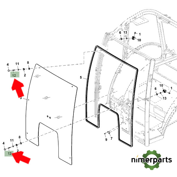 L159256 - TORNILLO 6X40 ALLEN JOHN DEERE