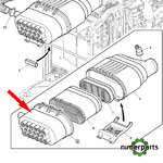 AL150287 - DEFLECTOR FILTRO AIRE 6020 JOHN DEERE