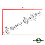 RE582570 - John Deere fan transmission