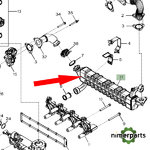 DZ102007 - HEAT INTECAMBER John Deere