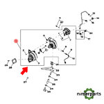 SE501682 - Turbocompressor 8030 (DZ108124) Reman John Deere