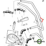 R73609 - TUBERÍA ENFRIADOR S-40 JOHN DEERE