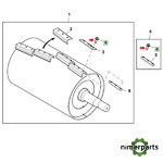 HXE143972 - JOHN DEERE CILINDER SCREW