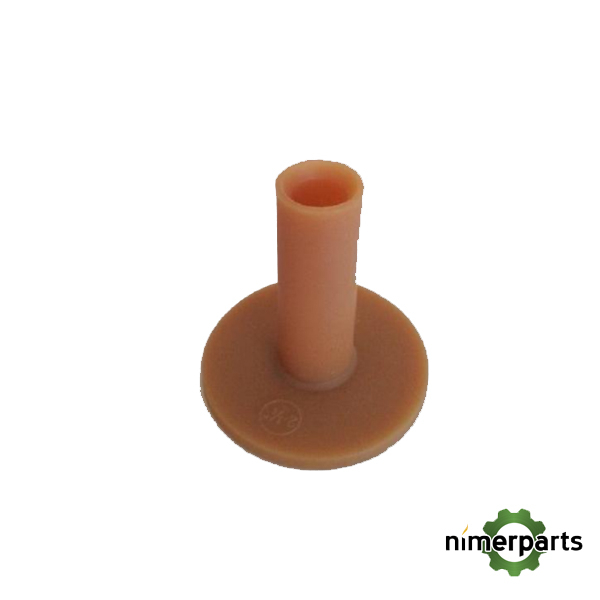 1C533 - 54 mm rubber tee in brown