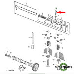19h1733 - 3/8 "x 2 1/2" John Deere screw