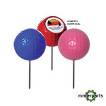 633481 - MARCADOR BOLAS DE GOLF ROJO - PERSONALIZADO - PAR AIDE