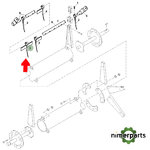 AH166489 - PLATAFORMA DE CORTE CARRETE DE RECOGIDA DEDO DE PÚAS DE PLÁSTICO JOHN DEERE