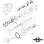 AH209644 - RETÉN DE ACEITE JOHN DEERE