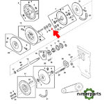 AH229175 - RODAMIENTO DE BOLAS CON BRIDA JOHN DEERE
