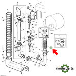 AL114384 - FLEXIBLE ESCAPE 6010 6 CIL JOHN DEERE