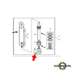 AL115361 - ROTULA BOTELLA SUSPENSIÓN JOHN DEERE