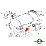 AL117064 - SOPORTE DEL SILENCIADOR JOHN DEERE