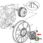 AL118091 - EMBRAGUE VENTILADOR 6010 JOHN DEERE