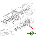 AL119512 - EJE CARDAN DE TRANSMISIÓN UNIVERSAL JOHN DEERE