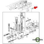 AL155982 - VÁLVULA DE MANDO ACCIONADOR HIDRÁULICO JOHN DEERE