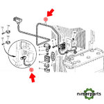 AL157900 - JUEGO DE CABLES DEL MOTOR RECTIFICADOR JOHN DEERE